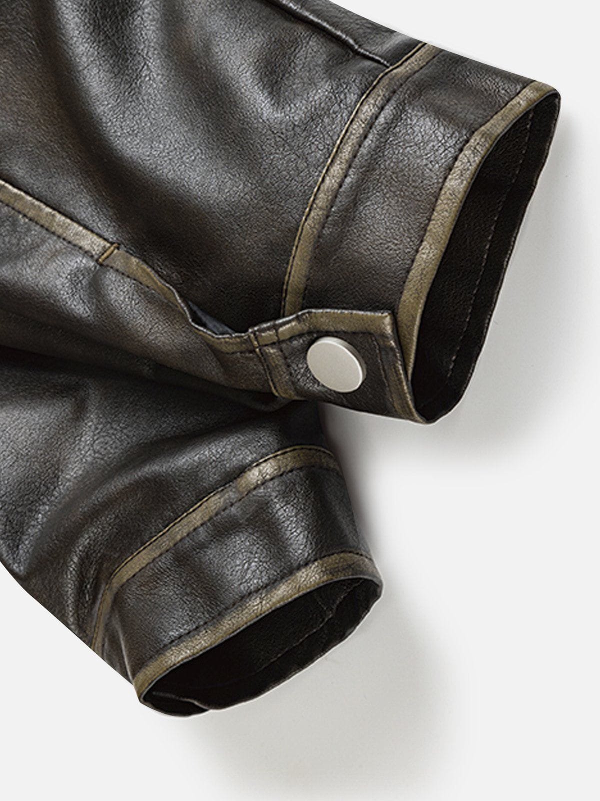 Manfiny EZcore Giacca casual con zip, stampa a lettere e tasche