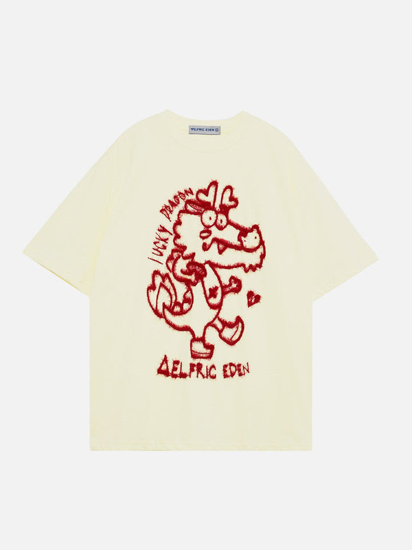 Aelfric Eden Embroidery Dragon Tee