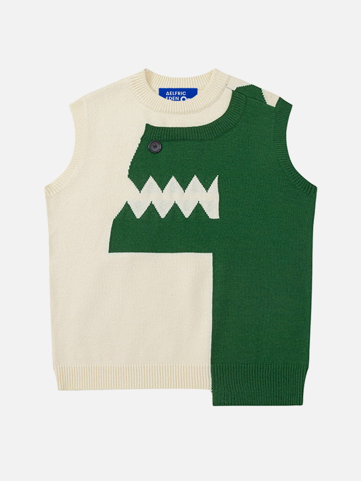 Aelfric Eden Patchwork Dinosaur Sweater Vest – Aelfric eden