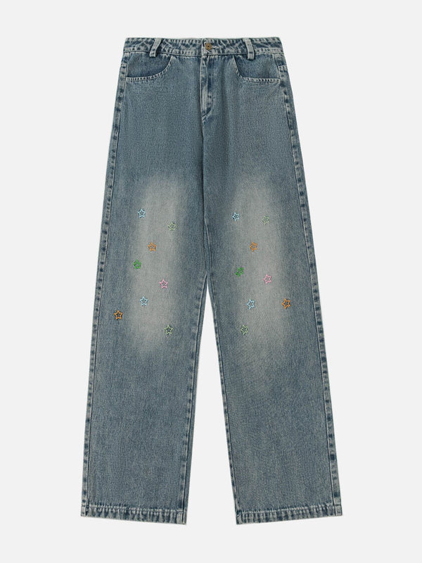 Aelfric Eden Colorful Star Loose Jeans