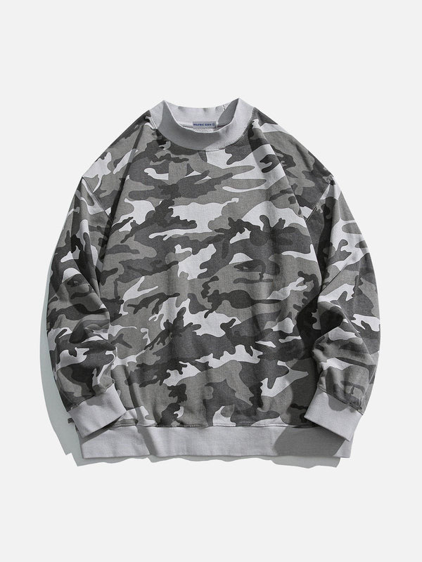 Aelfric Eden Grey Camouflage Sweatshirt