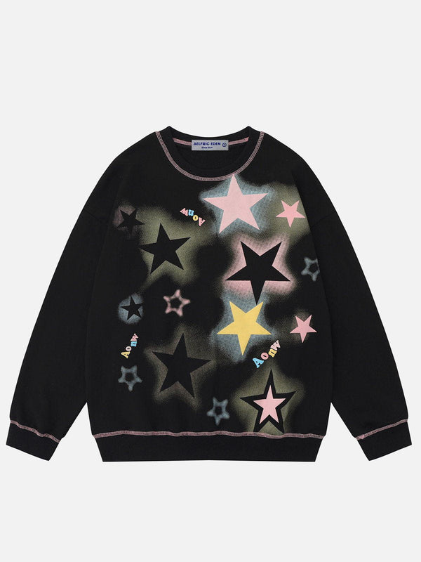 Aelfric Eden Star Print Sweatshirt