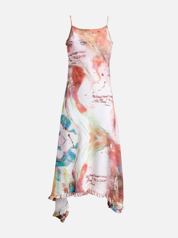 Oil Painting Girl Dress<font color="#00249C"><br>S/S 24 The Dreamers</font>