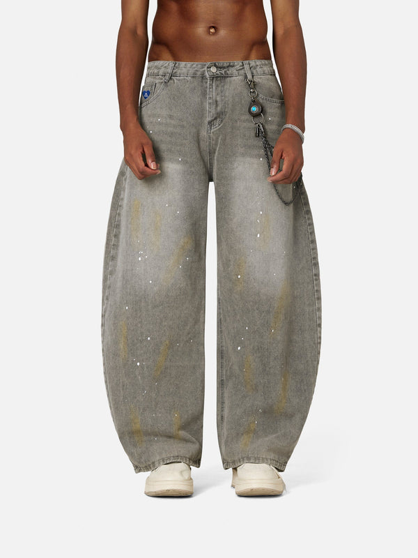 Aelfric Eden Ink Splash  Super Baggy Barrel Jeans