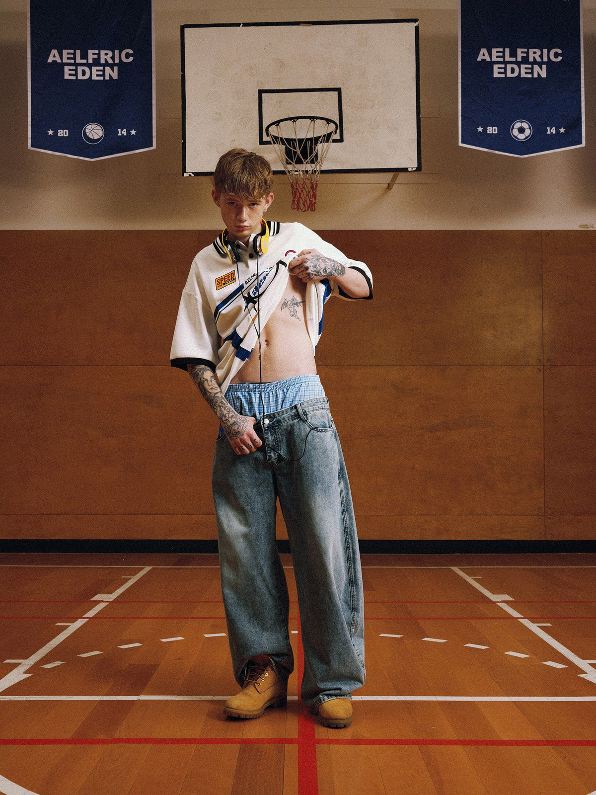 Aelfric Eden Double Waist Loose Jeans