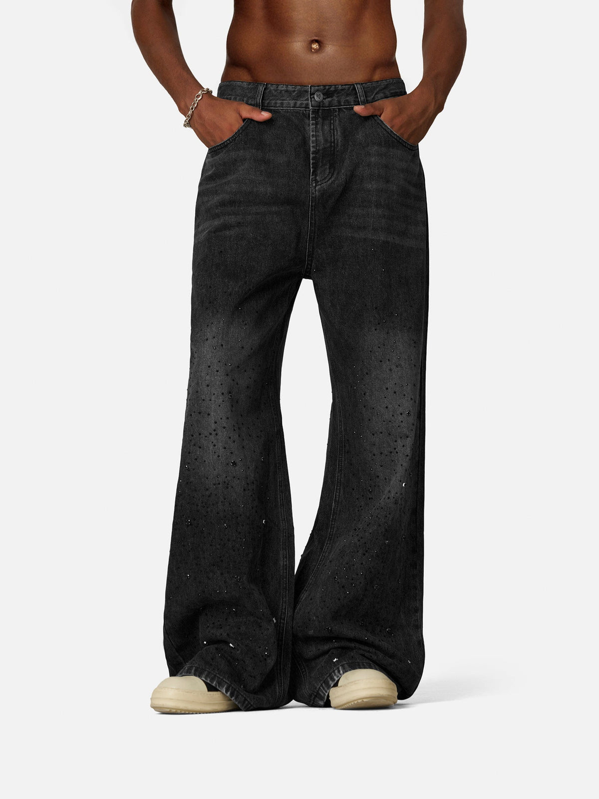 Aelfric Eden Rhinestone Application Loose Jeans