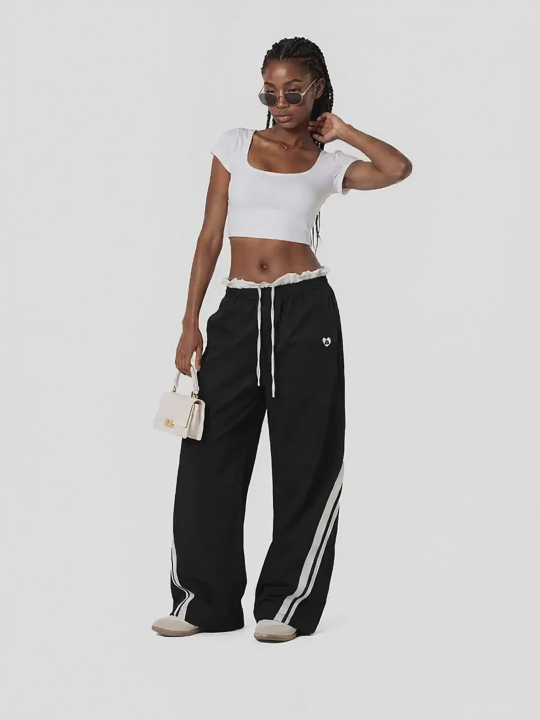 AELFRIC EDEN ストライプパンツ ブラック Aelfric Eden Baggy Sweatpants – Aelfric eden