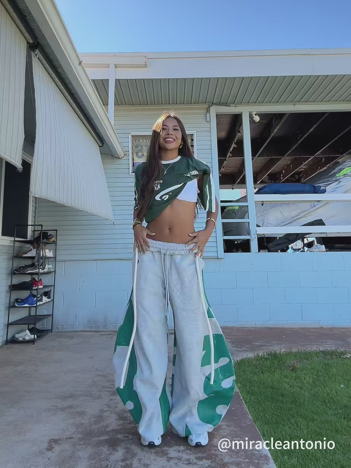 デニム・ジーパン Aelfric Eden Washed Super Baggy Barrel Sweatpants Aelfric Eden Graffiti Super Baaggy Barrel Sweatpants