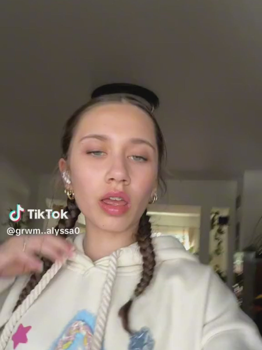 Aelfric Eden Denim Star Applique Embroidery Hoodie