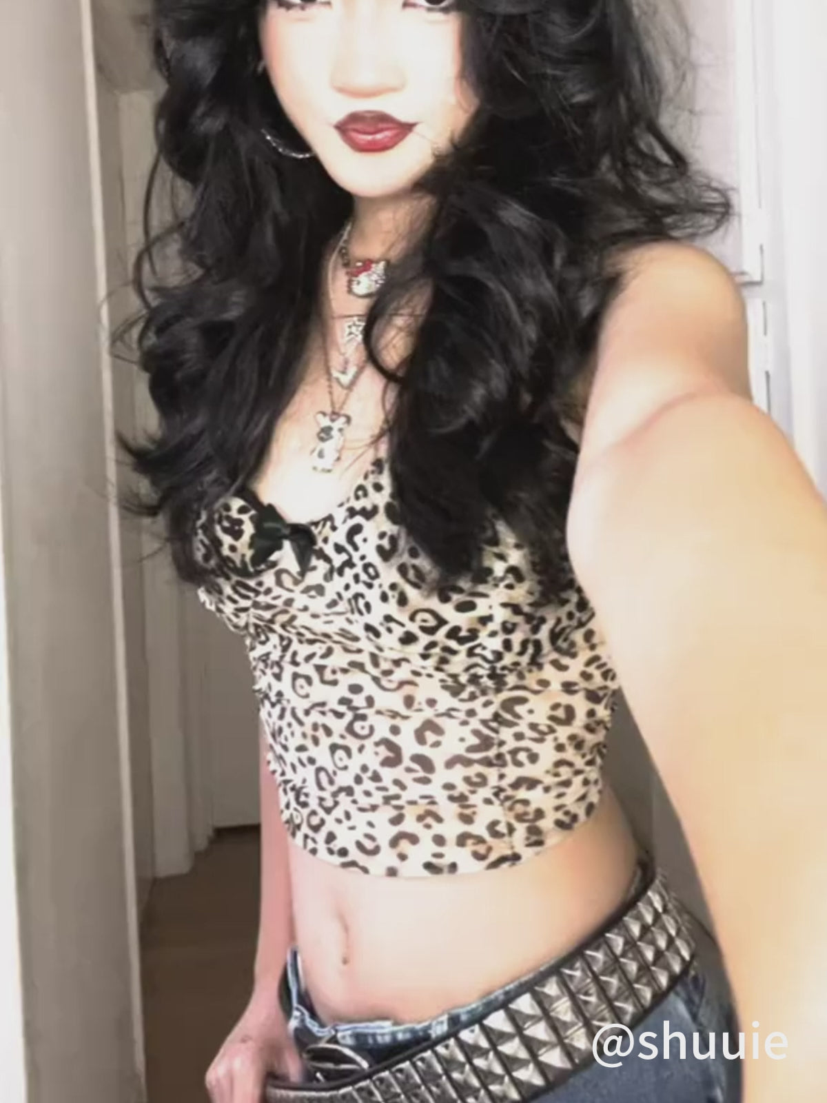 Aelfric Eden Bow Washed Denim Skirt