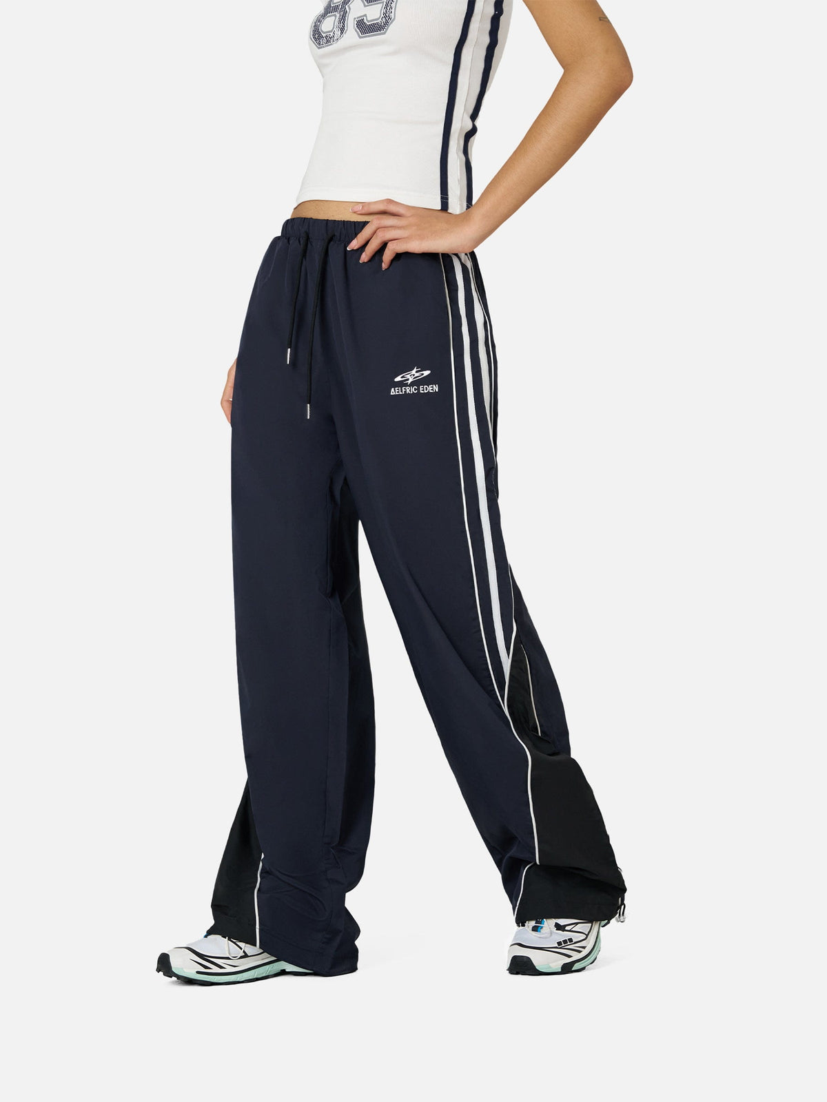 Aelfric Eden Embroidery Patchwork Track Pants