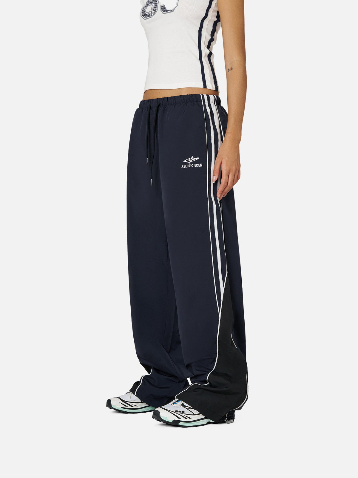 Aelfric Eden Embroidery Patchwork Track Pants
