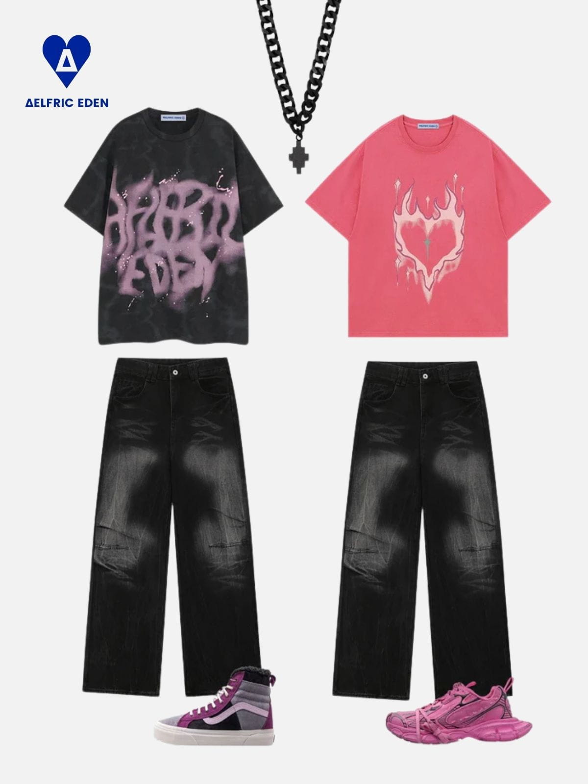 Aelfric Eden Washed Abstract Graphic Tee – Aelfric eden