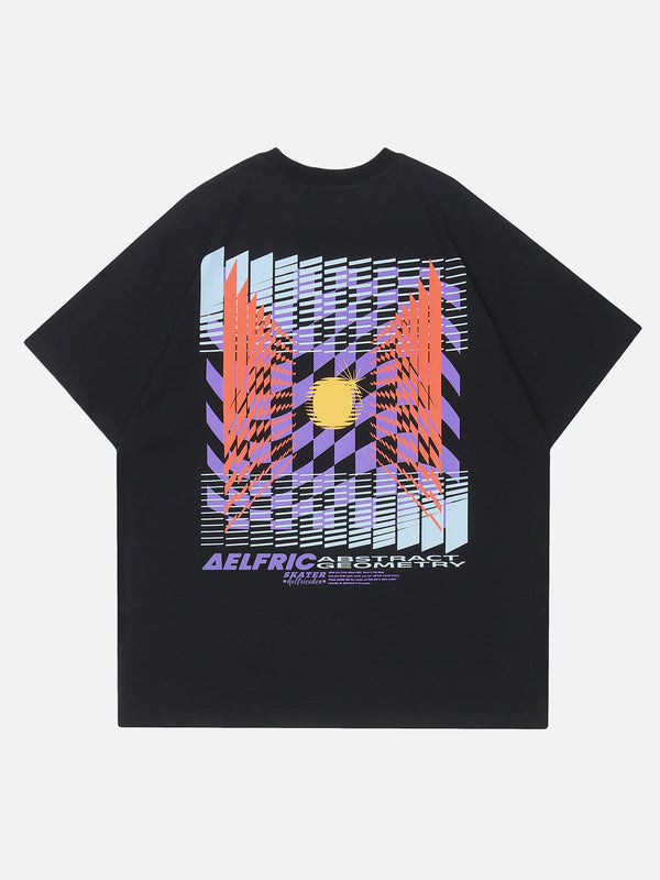 Aelfric Eden Colored Checkerboard Graphic Tee