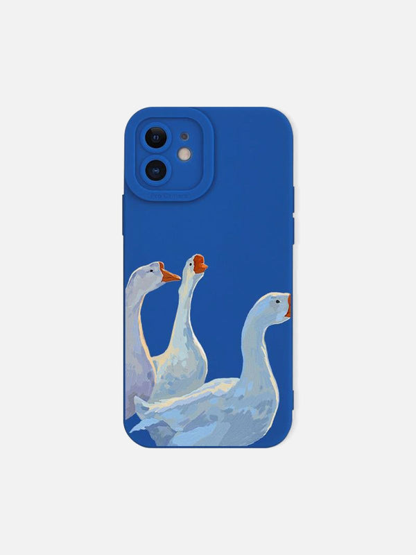 "Big White Goose" iPhone Case
