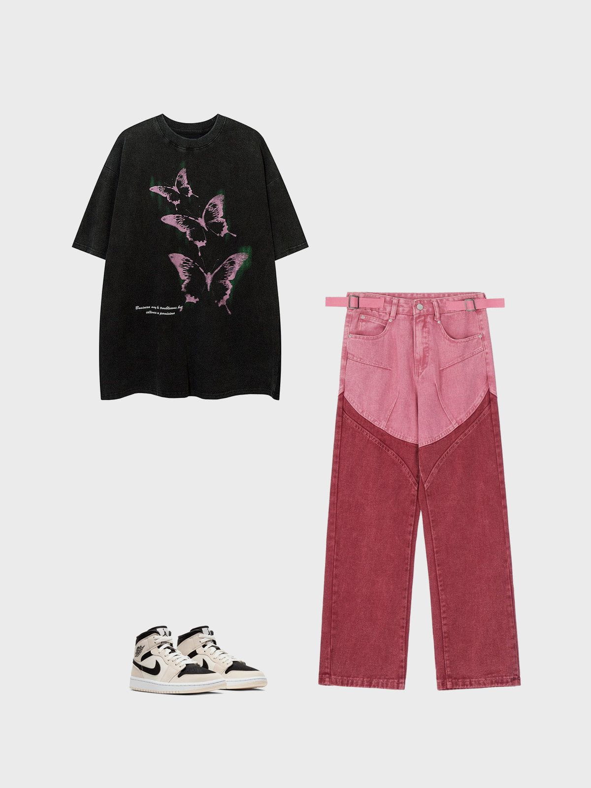 Aelfric Eden Washed Butterfly Graphic Tee