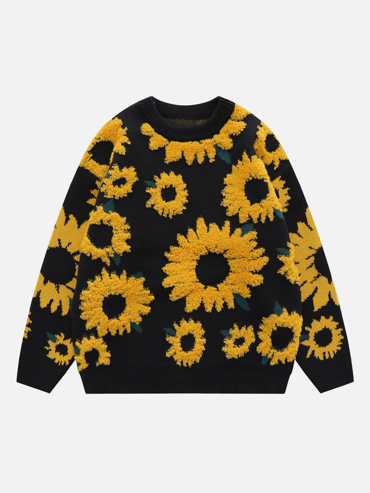 Aelfric Eden Sunflower Flocking Print Sweater @lamia.e.lhari