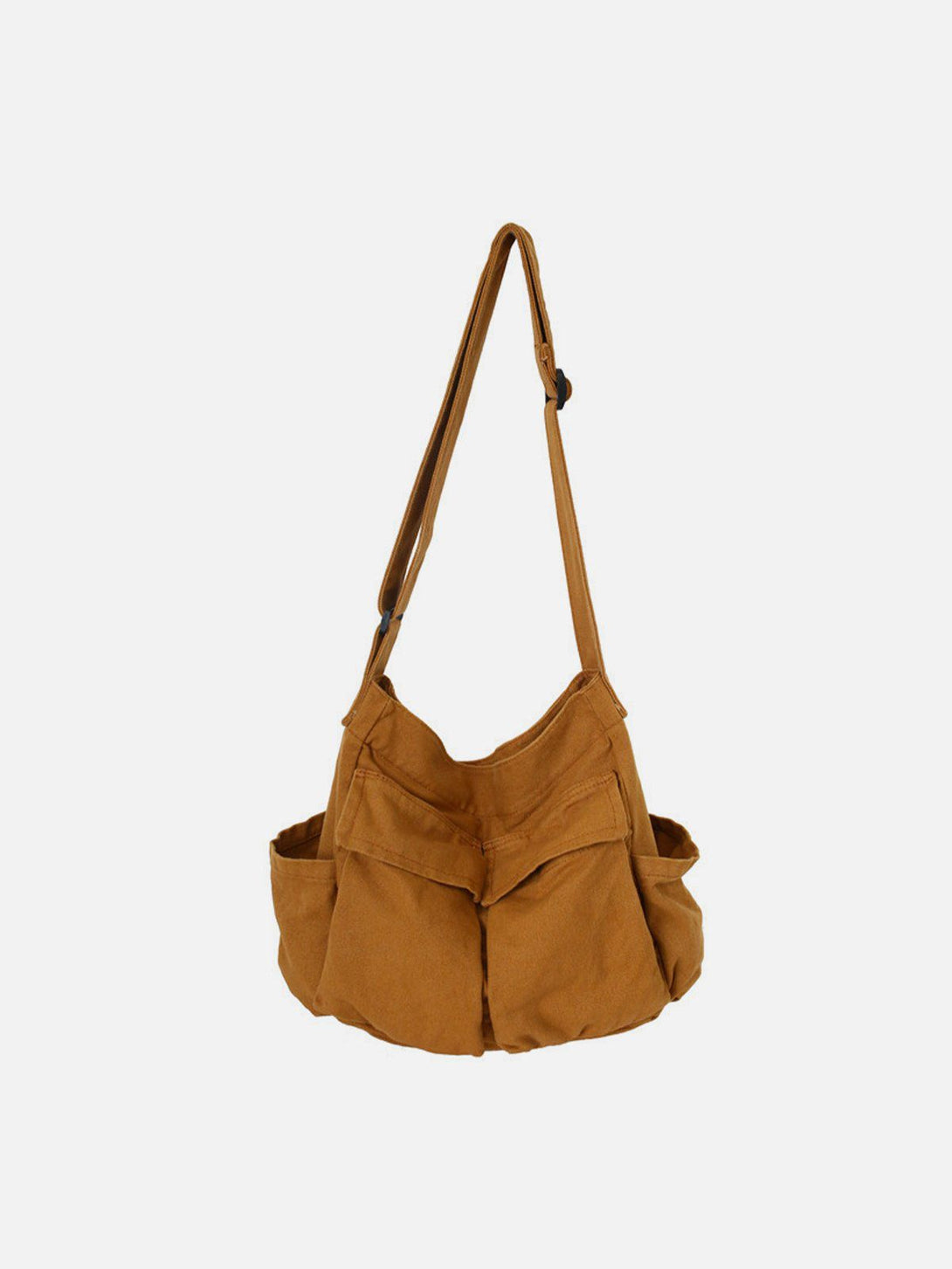 Solid Color Big Pocket Shoulder Bag – Aelfric eden