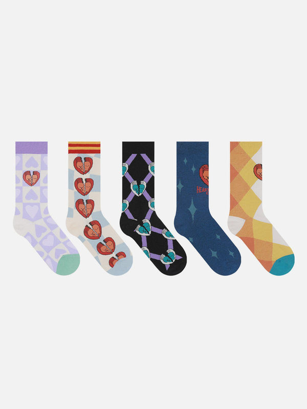 Color Block Gradient Socks