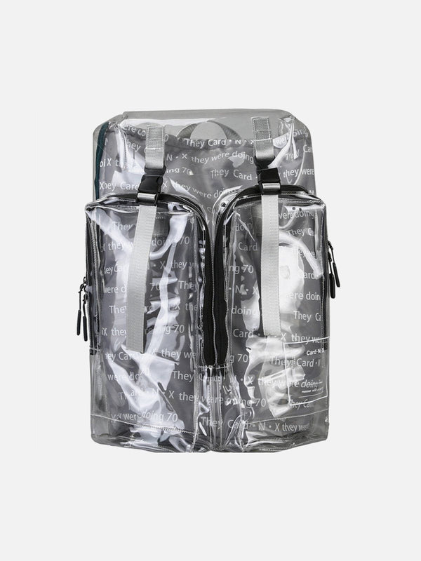 Transparent Reflective PVC Backpack